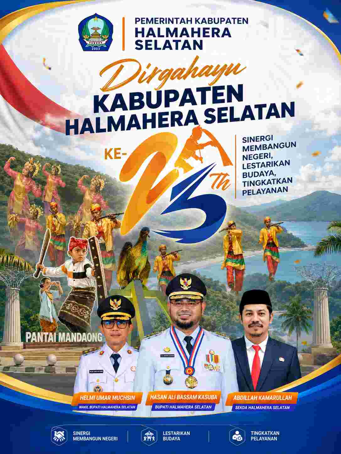 DIRGAHAYU KE-23 KABUPATEN HALMAHERA SELATAN